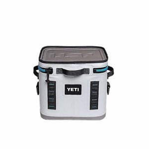 NEW Yeti Hopper Flip 12 Portable Cooler Fog Gray/Tahoe Blue YHOPF12G soft sided