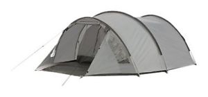 Happy People Atlanta 4 People Tunnel Tent  - 370X250X105 cm, Grey