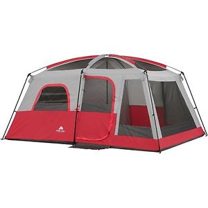 Cabin Tent 2 Room Camping Outdoo