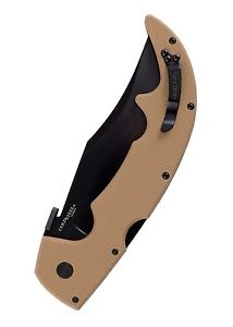 CS62NGLVB Cold Steel Espada Coyote Tan CTS XHP Blade G-10 Handle Tri-Ad lock