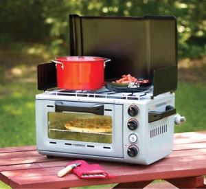 Coleman 1800W Two Burner Gas Camping Stove Outdoor Cooking Equipment BBQ Family