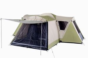 NEW OZTRAIL LATITUDE FAMILY DOME TENT POLYESTER NO-SEE-UM MESH WATERPROOF FLY