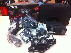 FRONTAL LED LENSER XEO 19R 2000/1000/200 LUMENS MALETA CON TODOS LOS ACCESORIOS