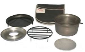 NEW HILLBILLY BUSHKING 12.5L KIT 2 STEEL BAKING TRIVET COOKWARE OUTDOOR CAMPING