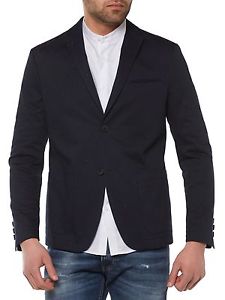 NUOVO DRYKORN GIACCA GIACCA DA UOMO BLAZER 112620 CLEVELAND BLU SCURO BLUE UOMO
