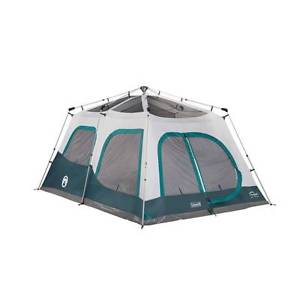 Coleman 10 Person Instant Cabin Tent 60 Sec Set up Camping house Shelter Camp A2