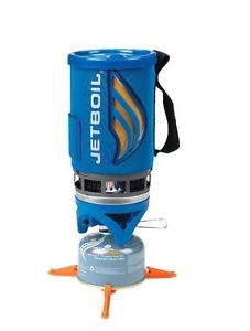 NEW JETBOIL FLASH HIKING STOVE HARD ANODIZED ALUMINIUM STAINLESS STEEL SAPPHIRE