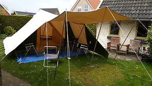 Dutch Canvas Tent: Randstad Bunzing with huge porch. Excellent condition!
