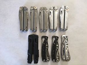 Leatherman Wave, Skeletool, OHT multitool - lot of 9