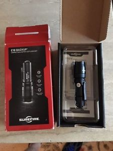 SUREFIRE Backup E1B  Dual Output 110 Lumens 5 Lumens LED Blk Flashlight