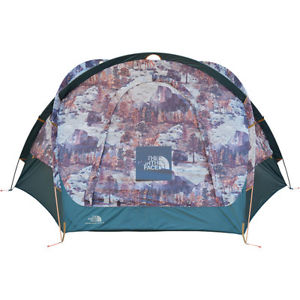 North Face Homestead Dome 3 Unisex Tent - Darkest Spruce Yosemite Sofa Print