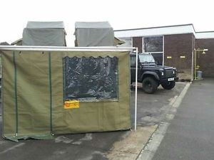 eazi-awn roof tent and awning with canvas walls