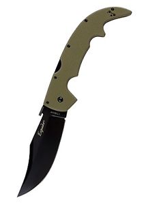 CS62NGLVG Cold Steel Espada Large Green CTS XHP BladeG-10 Handle Tri Ad Lock