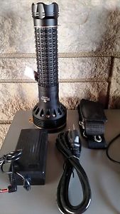 Olight sr96 Intimidator E10140558 Flashlight New Charger and Carrying strap
