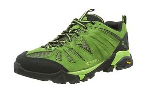 Merrell Capra Mens Hiking Shoes Grün (BRIGHT GREEN) 8 UK NEW