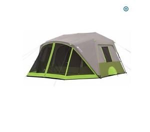 NEW Ozark Trail 9 Person 2 Room Instant Cabin Tent with Screen Room