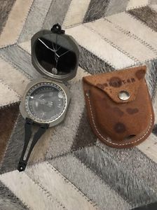 Vintage Brunton Waterproof International Pocket Transit Compass Navigation