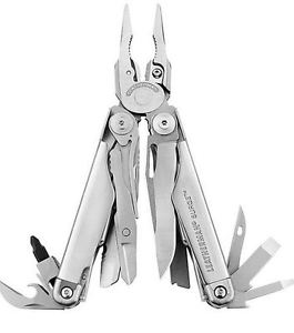 NEW LEATHERMAN SURGE MULTI TOOL STAINLESS STEEL PHILLIPS FLAT TRADES OUTDOOR