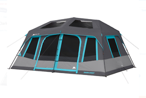 Ozark Trail 10-Person Dark Rest Instant Cabin Tent Sets Up In Just 60 Seconds!