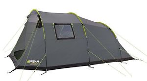 Urban Escape 4 Man Tunnel Outdoor Camping Camp Tent 195 x 300 x 450cm 12.2kg