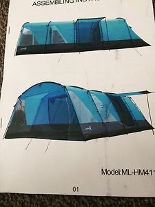 6 berth family tent