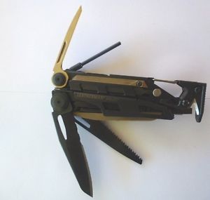 Leatherman Mut Black Multi Tool Knife +42 End Bit Kit +Bit Extender+Molle Sheath