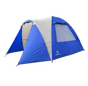 NEW MANNAGUM GLENELG 4V DOME TENT 4 PERSON BREATHABLE POLYESTER CAMPING HIKING