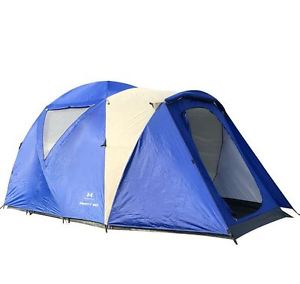 NEW MANNAGUM HENTY 5G DOME TENT 5 PERSON BREATHABLE POLYESTER CAMPING HIKING