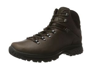 Hanwag Men's Waxenstein Bio High Rise Hiking Shoes Brown (Mocca) 11 UK NEW