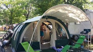 Tunnelzelt Record 6 Obelink Hypercamp mit großem Sonnendach