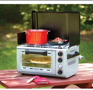 Coleman 1800W Two Burner Gas Camping Stove Outdoor Cooking Equipment BBQ Family