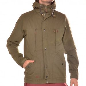 Billabong Pole Jam Giacca invernale Parker Esercito Verde rosso nero Green