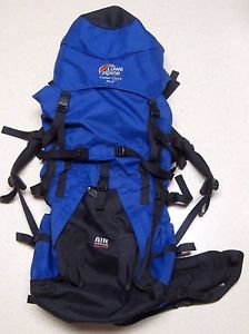 LOWE OUTDOOR PACK PACK BAG HIKING TRAVEL APS ERGONOMIC HARNESS AIR COOLED