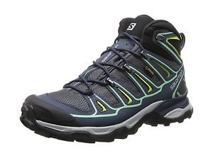 Salomon Womens X Ultra Mid 2 Gtx Hiking Boot Detroit/Autobahn/Hot Pink 6 ... NEW