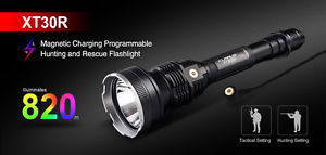 Klarus XT30R 1800Lumens CREE XHP35 HI D4 LED Flashlight with Li-ion Battery Pack