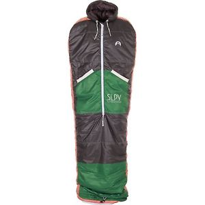 SLPY The NEW Wearable Sleeping Bag - Sleepy Medium Green on Brown