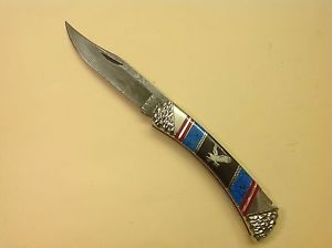 Buck Custom  Yellowhorse 110, DAMASCUS EAGLE Sammlermesser