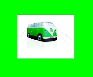 VW T1 Bulli Tent Scale 1:1 green/white up to 4 Person,separable Sleeping cabins