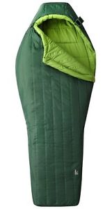 Mountain Hardwear Hotbed Flame Camp Sleeping Bag Long green Design left 2017 bag