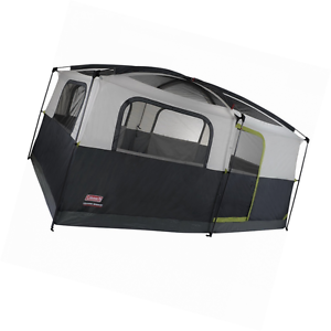 Coleman Prairie Breeze 9-Person Cabin Tent, Black and Grey Finish