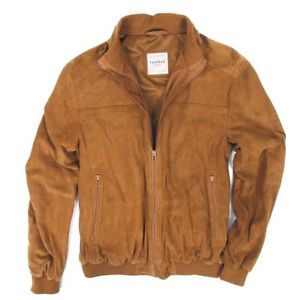 Giacca bomber in pelle scamosciata ALONSO cognac 113667 alonso COG.180939)