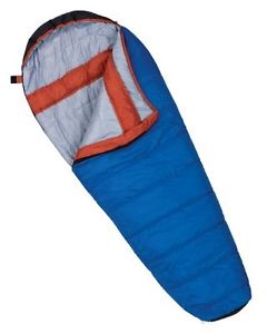 Wenzel Santa Fe 20-Degree Mummy Sleeping Bag Blue/Orange