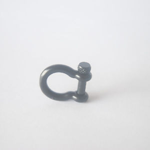 M5 BOW Shaped Round Head Black 500Pcs for Paracord Curved Bracelets DIY