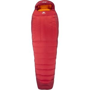 Mountain Equipment Unisex Glacier 500 Regular Sleeping Bag, True Red/Molten Red