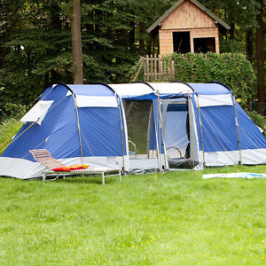 SKANDIKA MONTANA 6 PERS.TENTE FAMILALE TUNNEL *2 CABINES* NEUF
