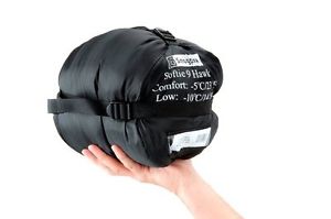 Snugpak Softie 9 Hawk Sleeping Bag - Black - L/H Zip