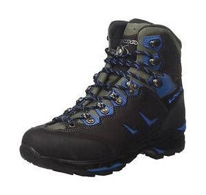 Lowa Mens Camino Gtx Hiking Boots Grey (Schwarz/blau) 6.5 UK NEW