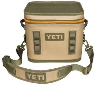 YETI Hopper Flip 12 Cooler Leakproof Field Tan/Blaze NEW in Box