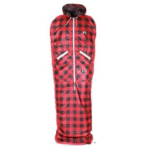 SLPY The NEW Wearable Sleeping Bag - Sleepy Medium Slumberjack Red