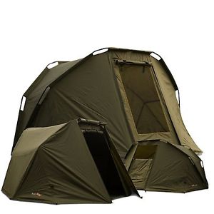 Cyprinus 1 & 2 Man Carp Fishing Bivvy shelter tent with Overwrap Bundle Deal
